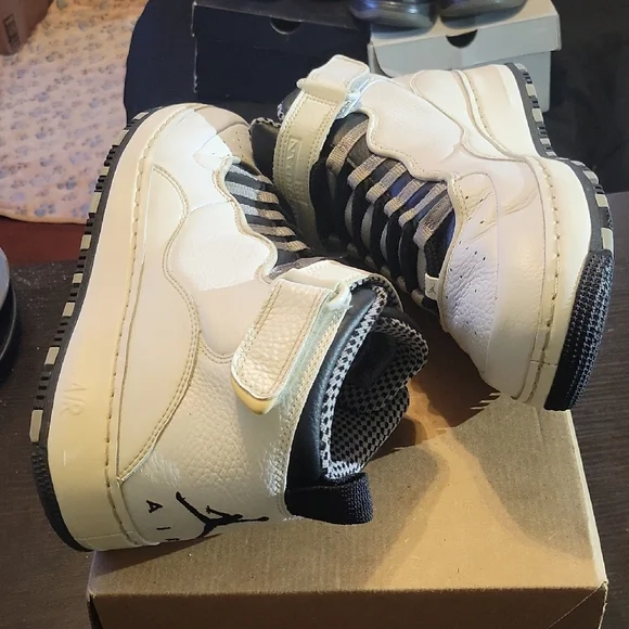 Air Jordan 10 Retro Fusion  (AJF 10) Rare "Cement" (2010) Men 10 Womens 11.5 EUC - Picture 7 of 10